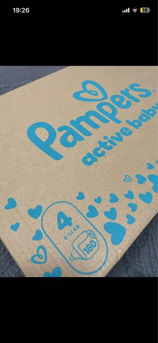 Pampers nr 4 active baby