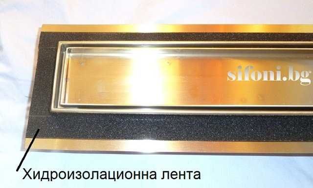 Луксозен Подов Лентов Сифон за Баня Плочка с Клапа - TL12