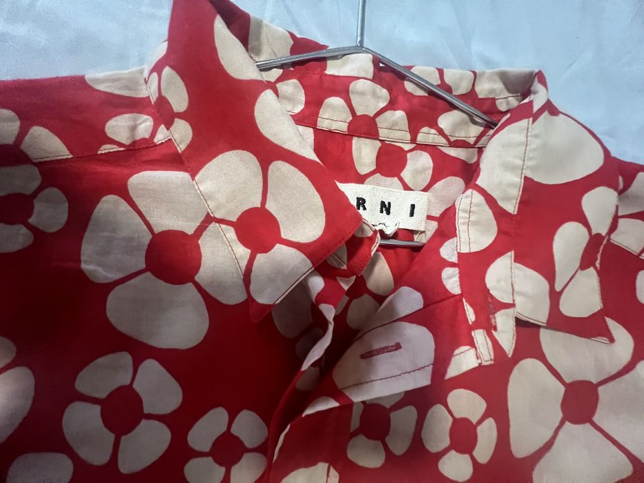 #Marni#camasa #unisex #autentica cu model floral
