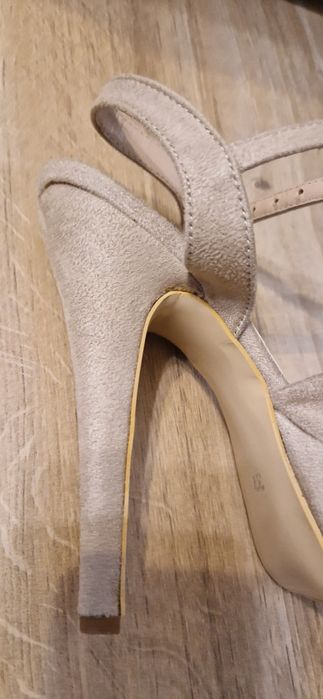 Sandale cu toc de 15 cm