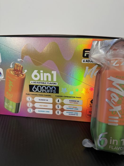 Vape fizzy 60k 6 in 1 pachet 5 bucati