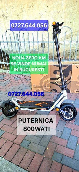 Kukirin A1 trotineta electrica mare noua sigilata 800W 2 chei contact