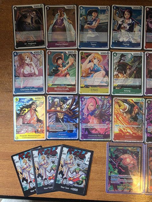 One Piece 06 (OP06) Collection - Secret Rare + Super Rare + Rare +Leader + Common + Uncommon