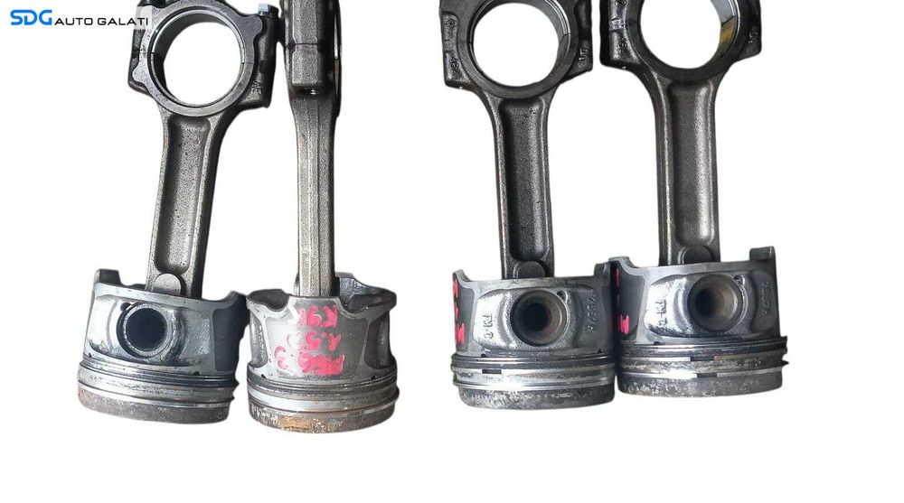 Piston Pistoane Complet cu Biela Renault Megane 3 1.5 DCI (PRET PE BUCATA) 2008 - 2016 Cod 07657H 18GT3C49 H602 [M8925]