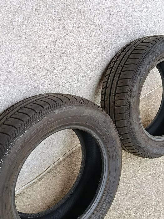 2 бр. летни гуми Fulda EcoControl 185/65/15, 6-7mm грайфер. КАТО НОВИ