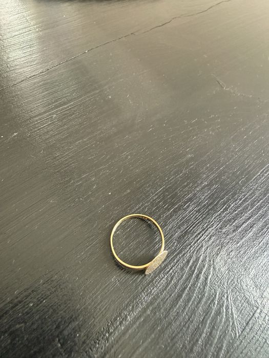 Vand inel din 14k marimea 55