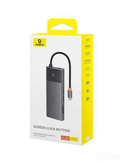 Baseus Metal Gleam II 10-in-1 USB HUB Dual Display (Type-C).