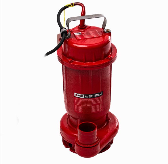 Pompa pentru apa murdara HEBER®, 2500 wati, 12 metri cubi/ora