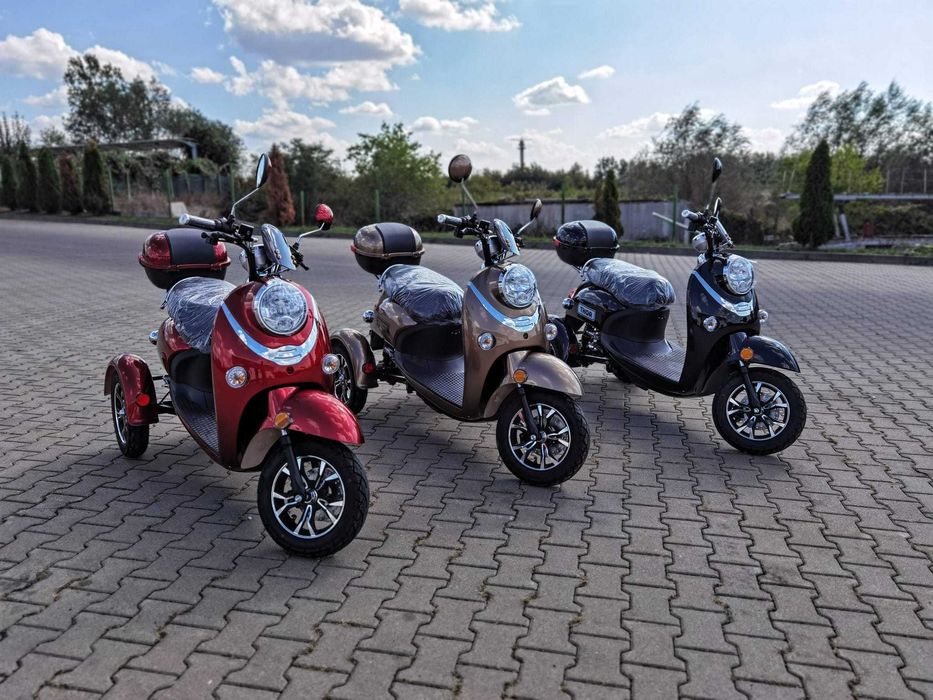 Triciclu electric Thor Spyder 800W tuk-tuk nou Agramix