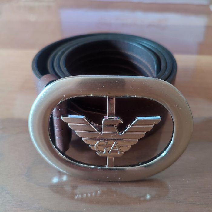 Нов Колан Emporio Armani естествена кожа