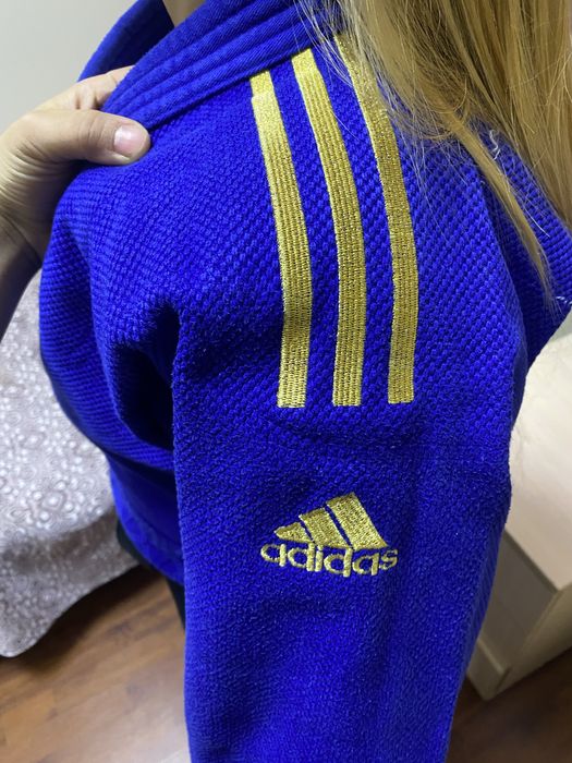 Көк кимоно Адидас 160размер