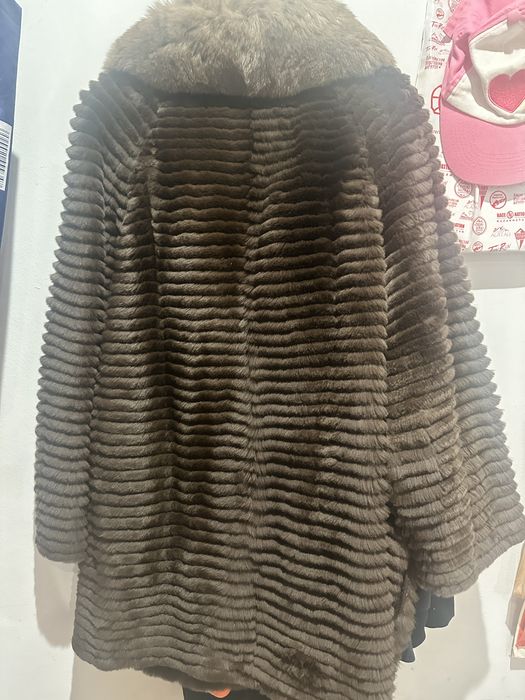 Шуба из кролика, автоледи, M-L