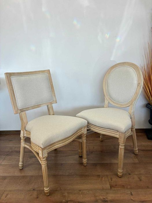 NOU#STOC_Scaune lemn restaurant evenimente retro LOUIS ,Spatar dreptunghiular Tapitat