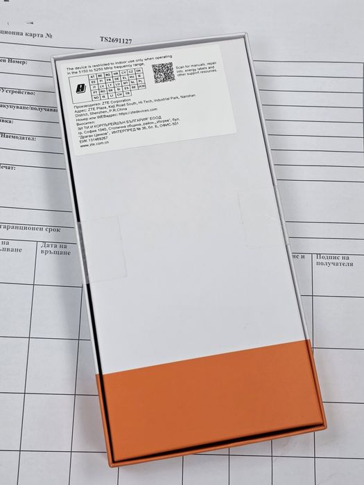 ЗАПЕЧАТАН 64GB ZTE Blade A56 Гаранция A1 2028г. Celestial Black / Черен
