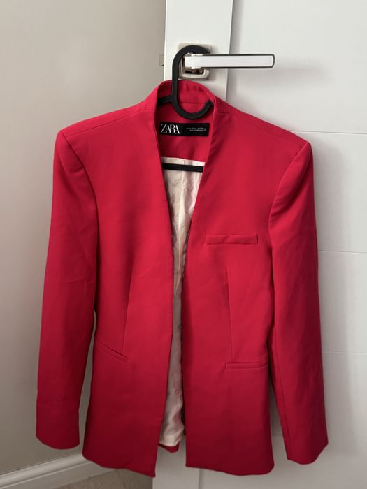 пиджак розовый Zara