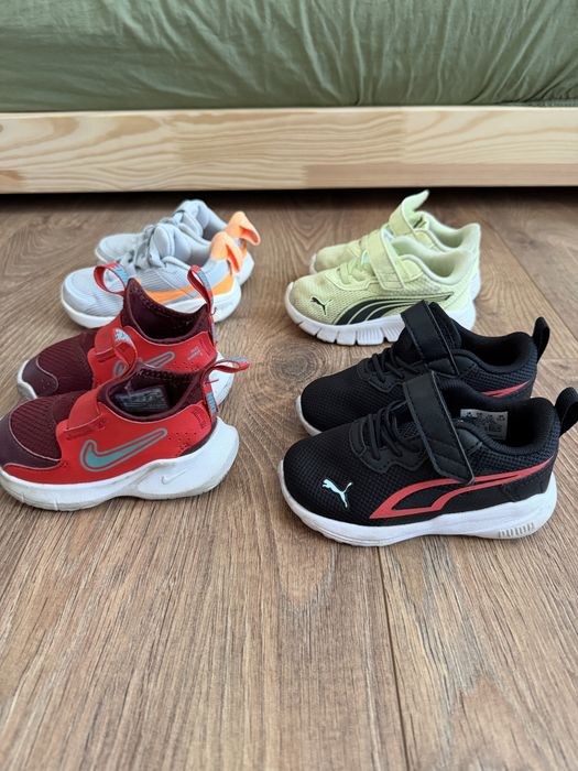 Маратонки Puma и Nike за момче, размер 21