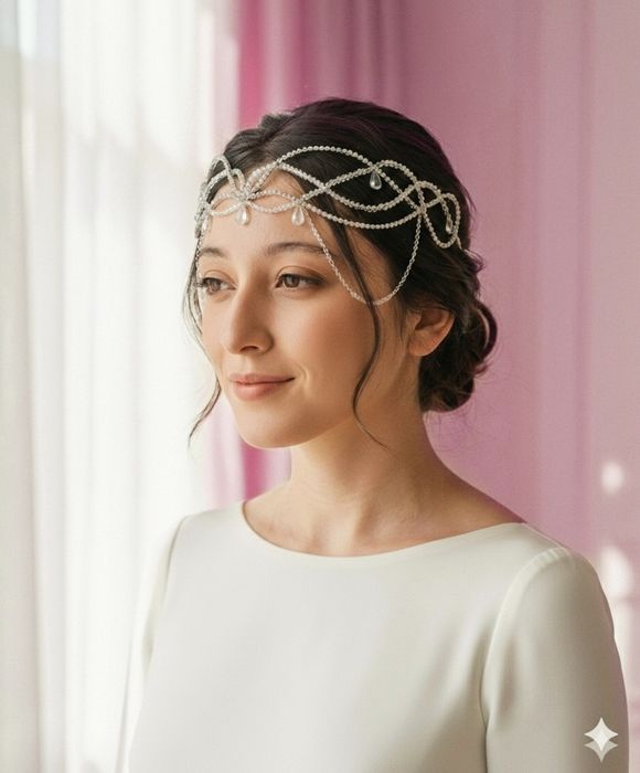 Свадебная диадема. Украшение на голову