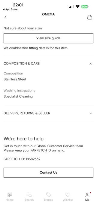 Оригинален часовник Omega