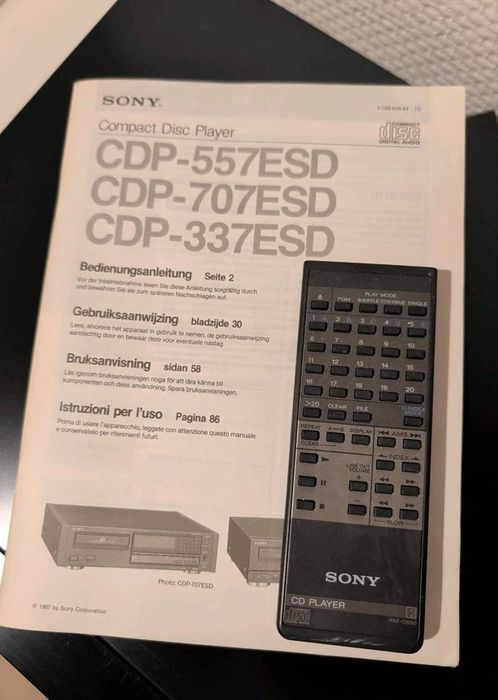 Sony cdp 337 esd de colecție