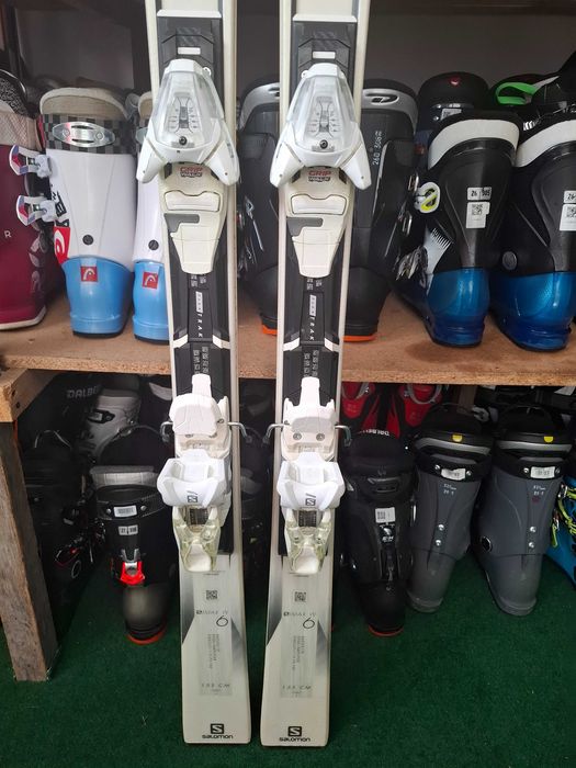 Schiuri 155 cm Salomon S/Max schiuri albe pentru fete sau femei