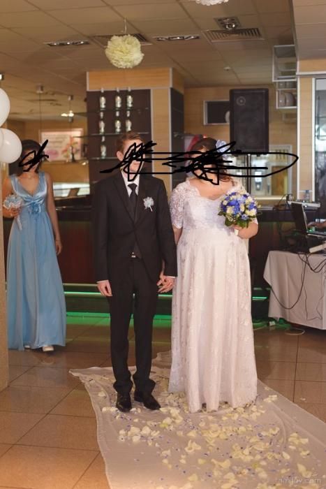 Булчинска рокля и воал + аксесоари