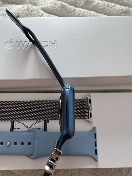 Apple Watch seria 7 41mm Blue aluminium case