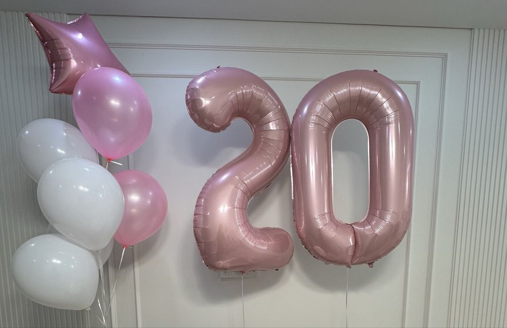 Красивые розовые шарики