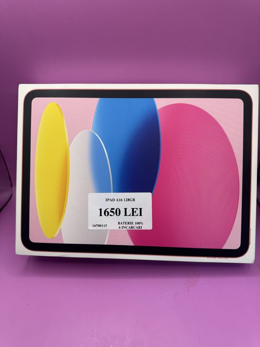 Ipad a16 128gb •Matei Amanet Crangasi•