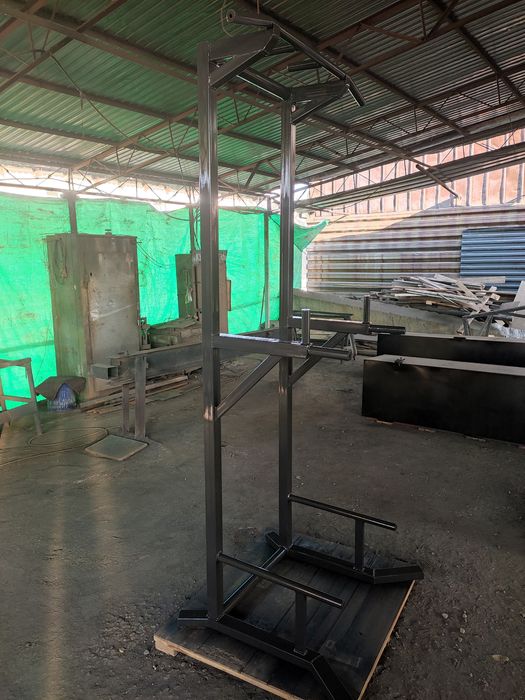 Турник, брусья напольные