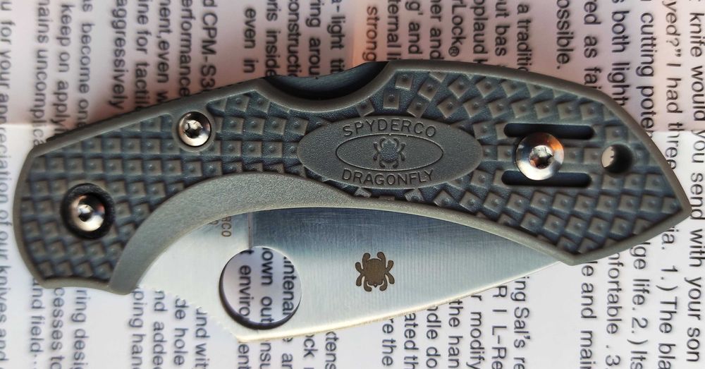 Сгъваем нож Spydercо Dragonfly 2 / Spiderco Roadie Slip Joint C189