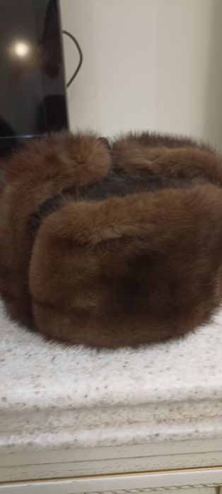 Бөрык, шапка ушанка норковая