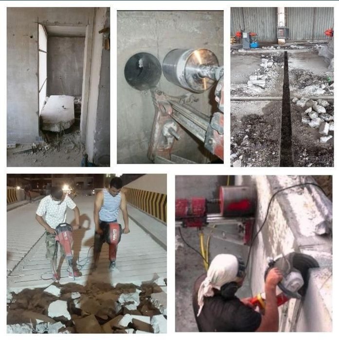 Услуги алмазное бурение и резка бетона и кирпича