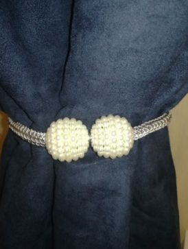 Комплект Магнити за Перде, Магнитни Държачи За Завеси, 1 Чифт 2бр