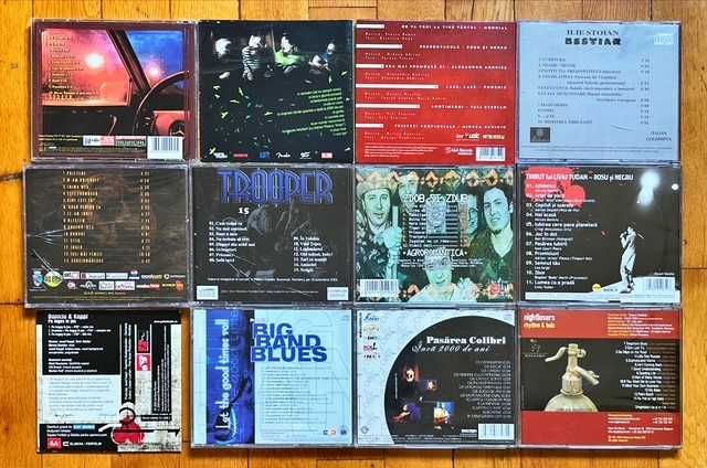 CD rock RO: Partizan, OCS, I. Stoian, Antract, Trooper, Desperado, Kumm, Taxi..