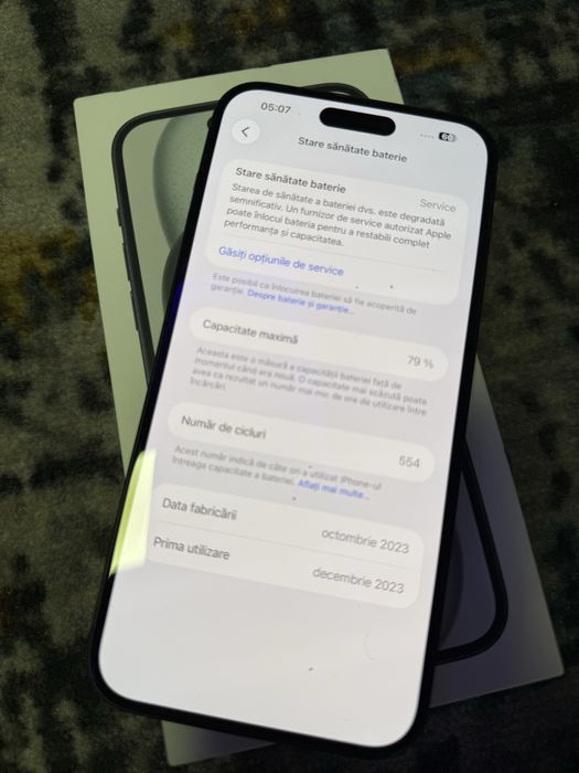 Iphone 15 plus 128 Gb neverlocked impecabil