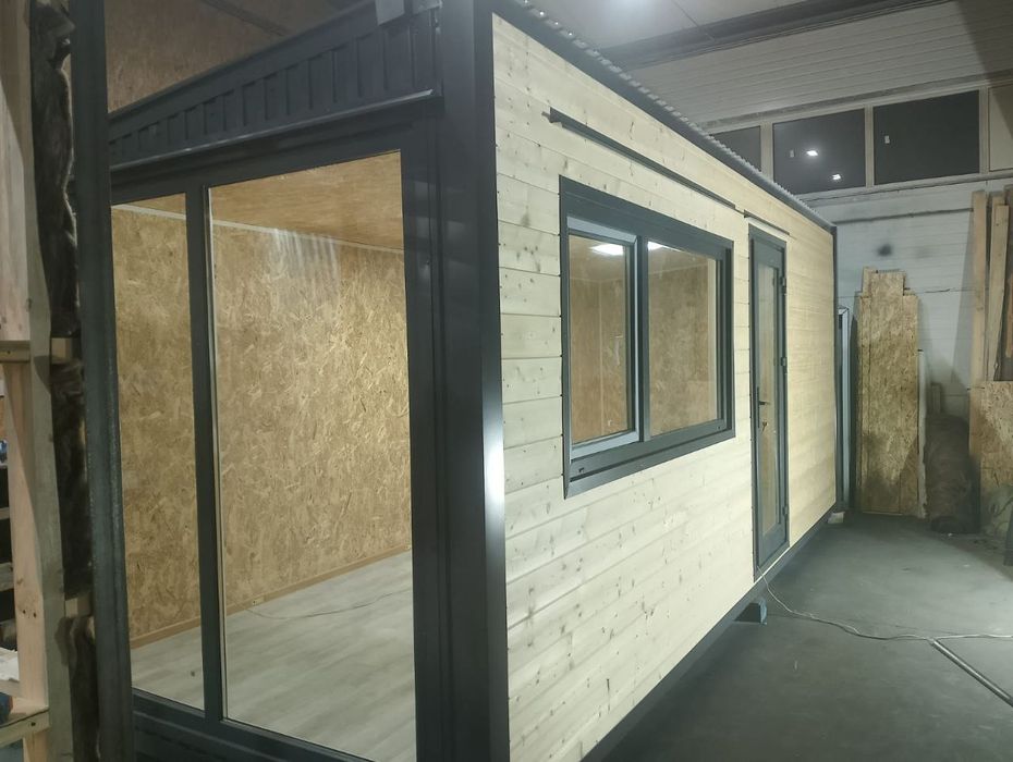 Каркасные дома бытовки.