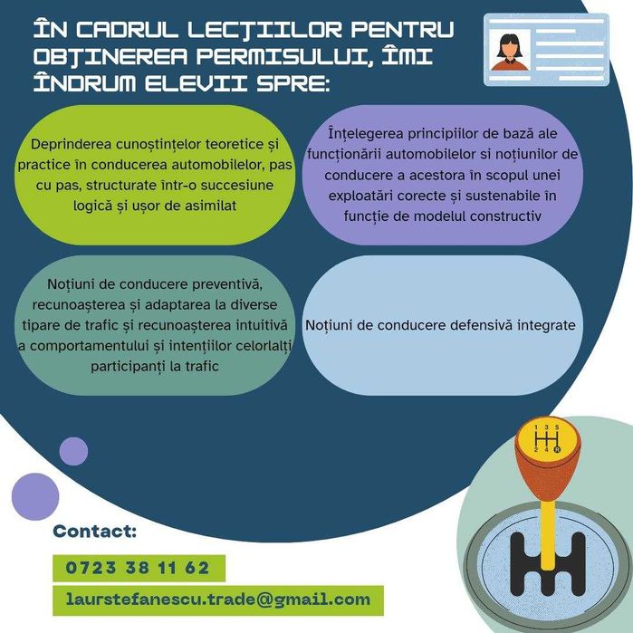 Instructor auto, scoala soferi, categoria B