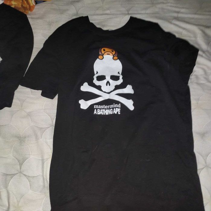 bape longsleeve + zip up + bape mastermind. лонг, майка и зипки