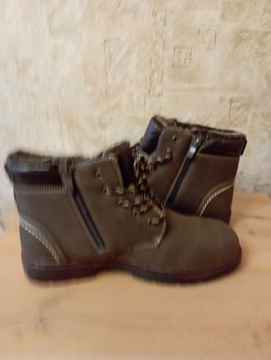 Нови топли мъжки боти № 43 – кафяви