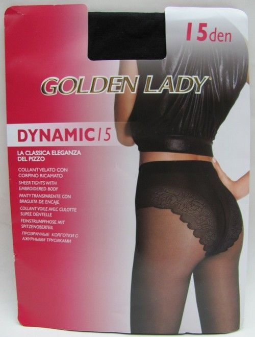 2 buc ciorapi dresuri strampi LYCRA Golden Lady DYNAMIC 15D calitate o