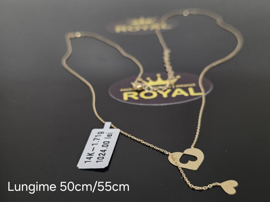 Bijuteria Royal: Lanț aur 14k/1.71 gr