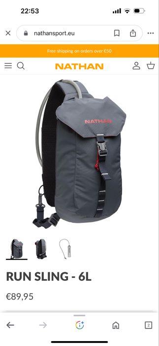 Rucsac Alergare / Hidratare NATHAN , nou , 6 litri