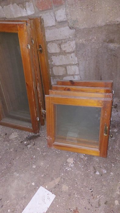 Окна чисто деревянные