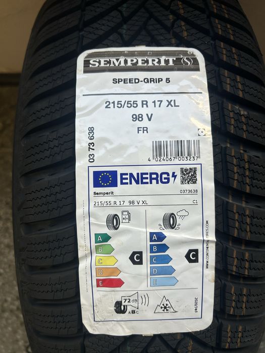 Зимни гуми Semperit Speed-Grip 2, 215/55/R17 XL-Нови!