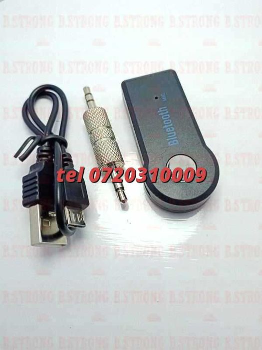 Receptor Audio Modul Wireless Auxiliar 3.5 Mm Jack Hands Free Bluetooth Pentru Conectare Si Redare Audio Pe Echipamente Compatibile