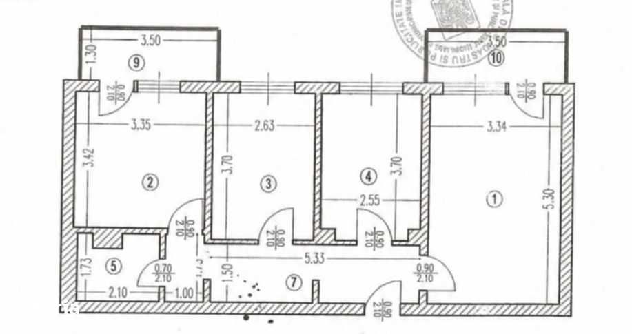 Apartament 3 camere de vanzare, zona lujerului