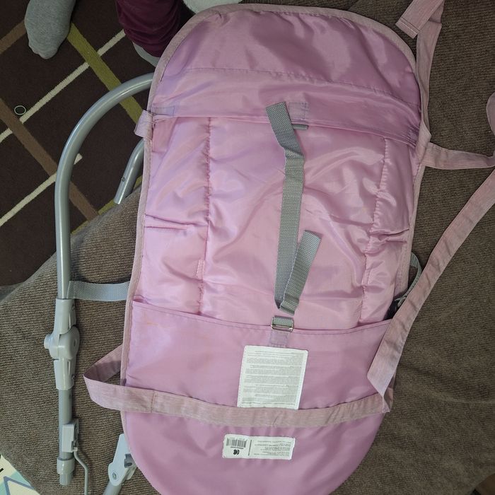 Бебешки шезлонг Kikka Boo Foliage Pink Rabbits