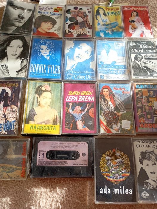 Casete retro  muzica ușoară si populară