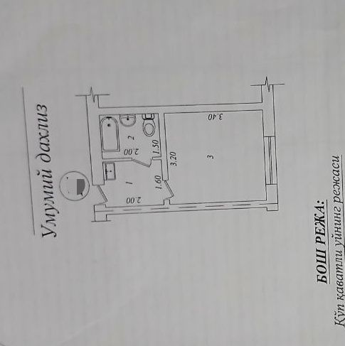 1/1/4 комната с удобствами,ор-р Американская школа,Рисовый