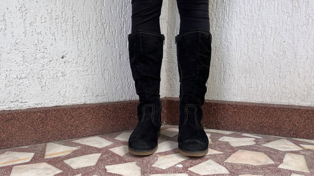 Cizme de piele naturală